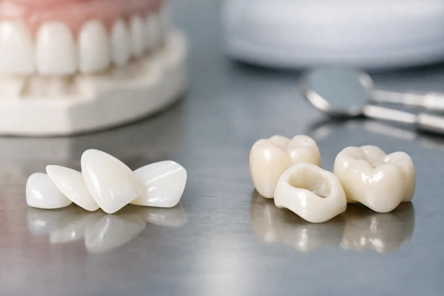 Carillas o coronas dentales: qué elegir