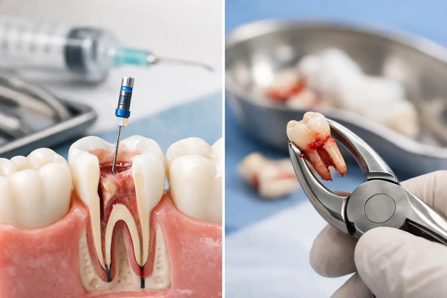Endodoncia o extracción dental: qué conviene