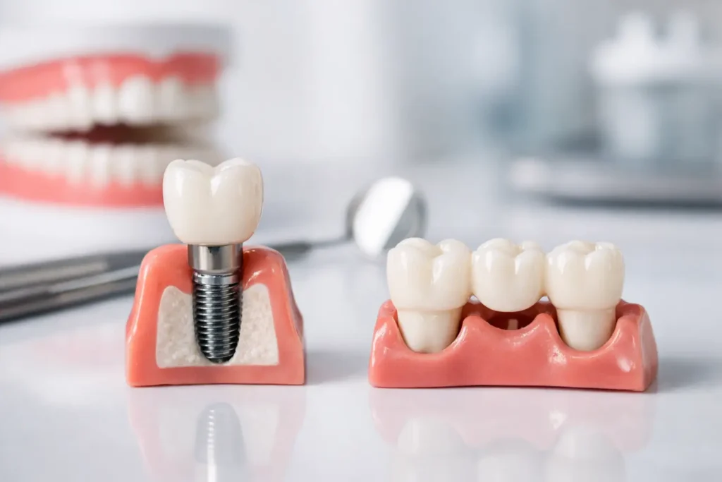 Implante o puente dental: qué conviene más