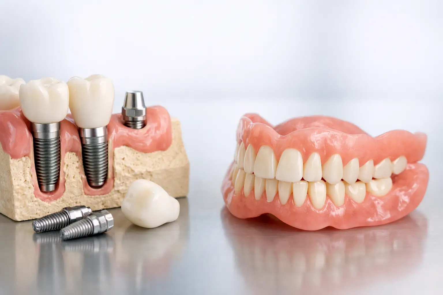 Implantes vs dentadura removible: qué conviene