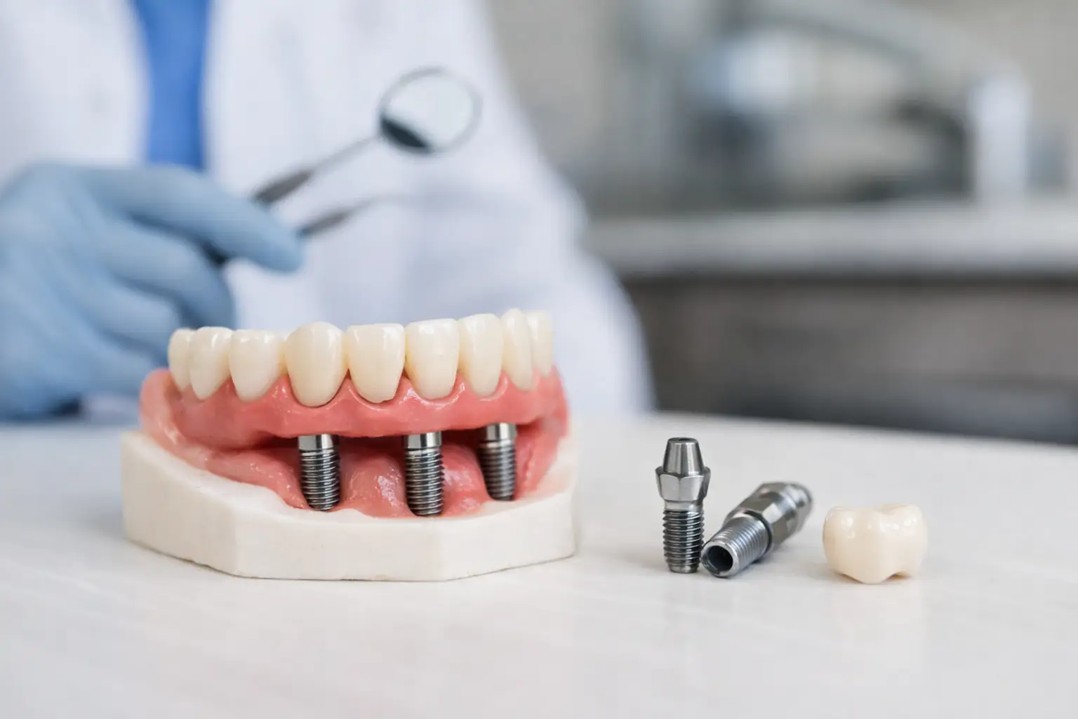 Prótesis dental sobre implantes: qué saber