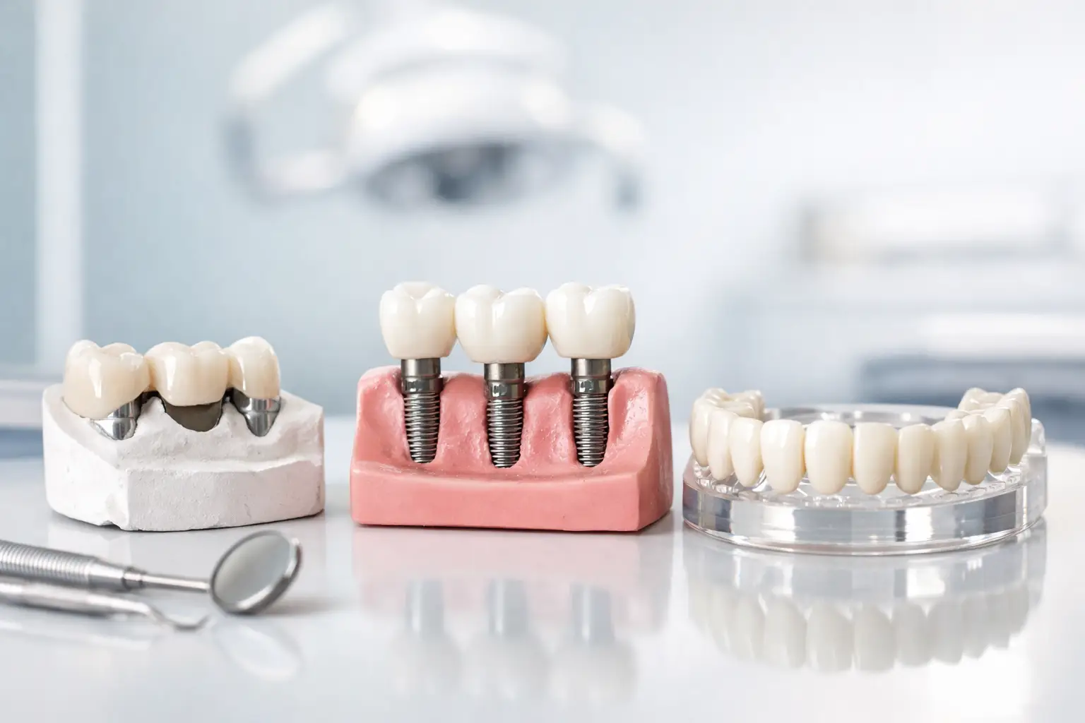 Tipos de prótesis dentales fijas y cuál elegir